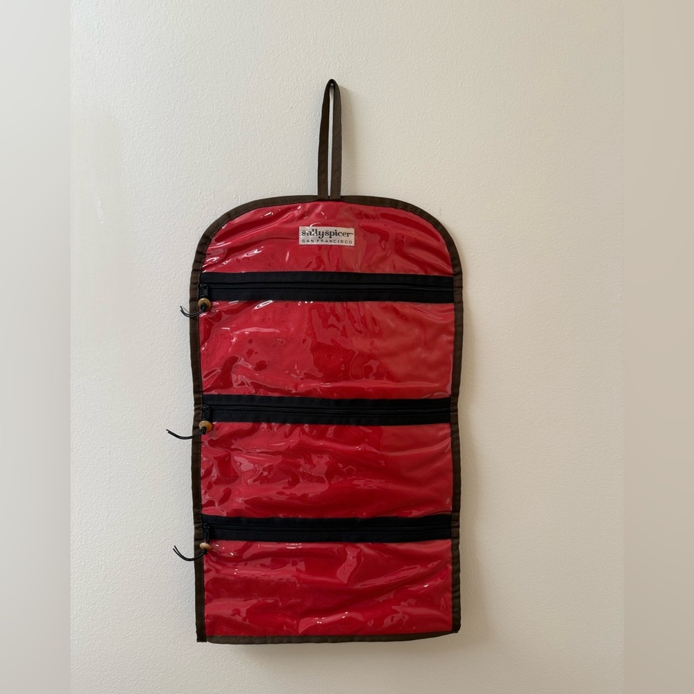Cosmetic Travel Organizer Bag with Hanging Hook